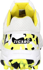 Zigaro Cricket Shoes For Men (White)