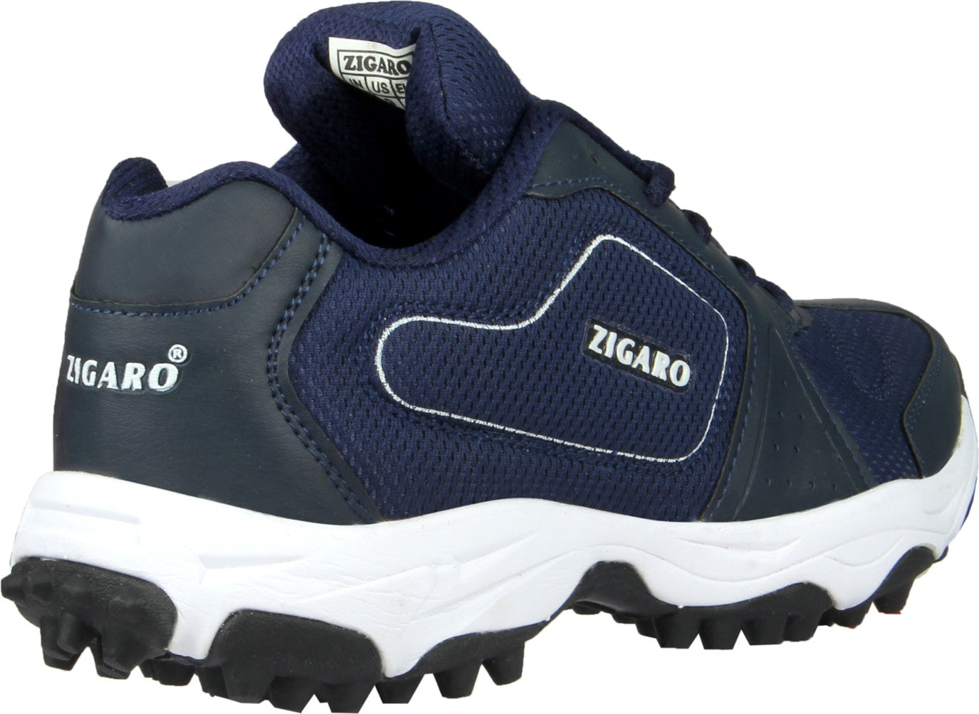 Zigaro Radiant Navy Blue Rubber Running Shoes For Men (Navy)